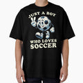 Just A Boy Who Loves Soccer Soccer Player Boys by CharlotteSandra
