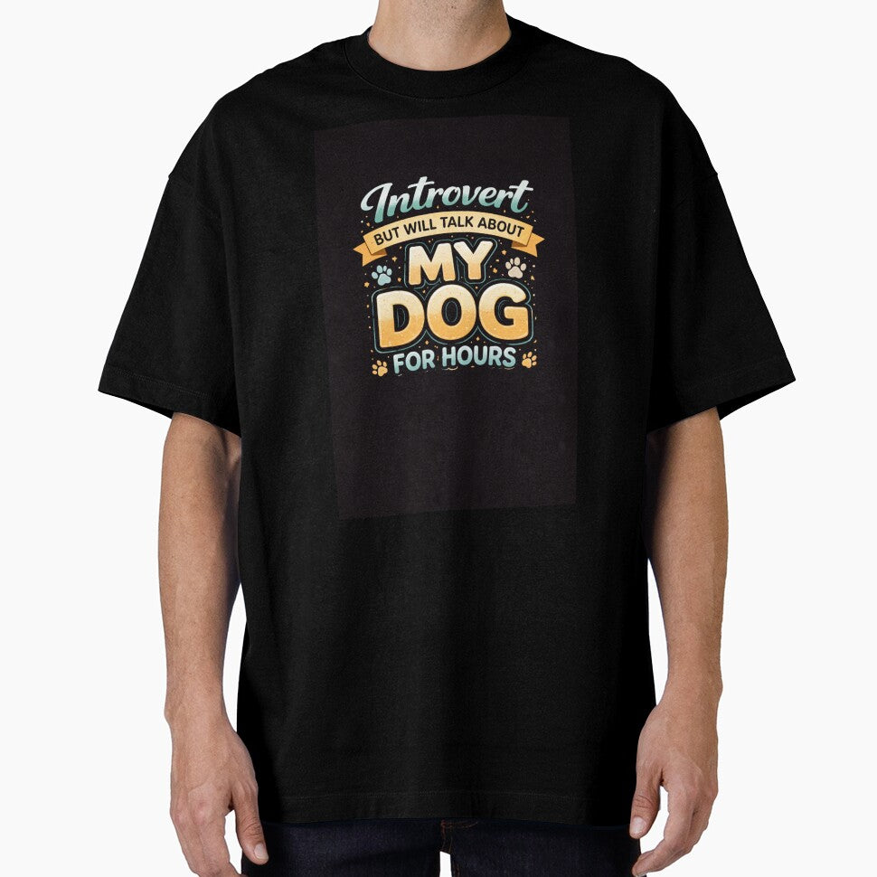 Introvert Dog Lover Shirt – Funny Dog Owner Gift, Anti Social Dog Mom Tee, Pet Lover Humor Design by PoojaArtLab