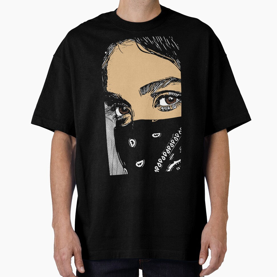 This is a digital art of a girl in a bandana by So_Uniqq