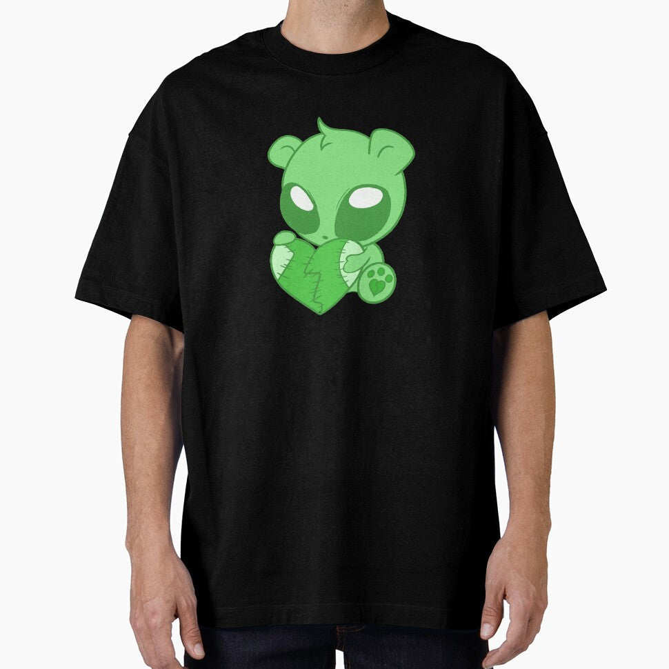 Broken Hearted Bear (green) by gross-girl99