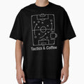 Tactics & Coffee Funny Soccer Coach Playbook by RoyalDeluxGo