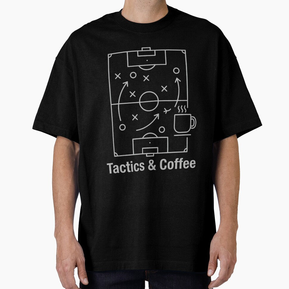 Tactics & Coffee Funny Soccer Coach Playbook by RoyalDeluxGo