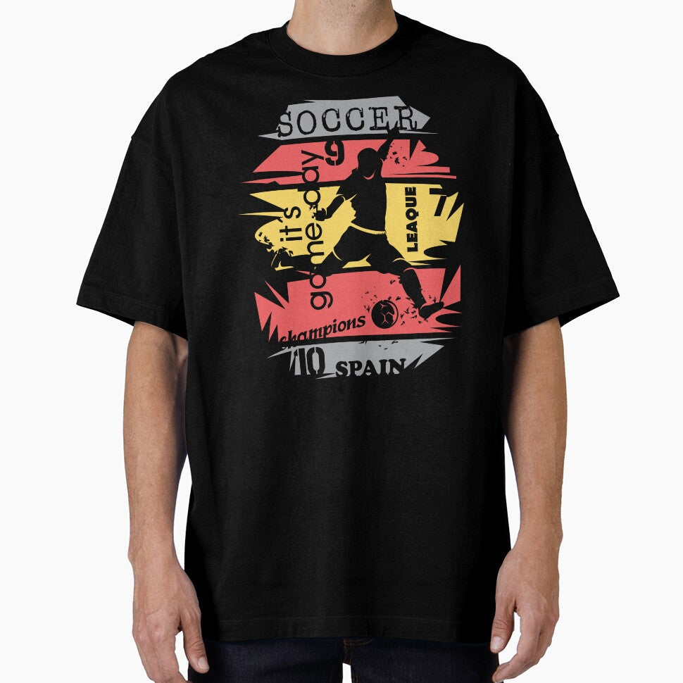 Gift Idea Design Football Spain Goal Shot Ball Explosion Fan Illustration by AndreMi