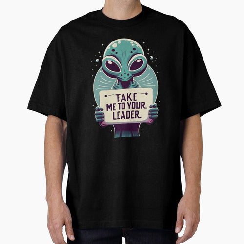 Alien Scifi Vintage Style, Humor by CreationP
