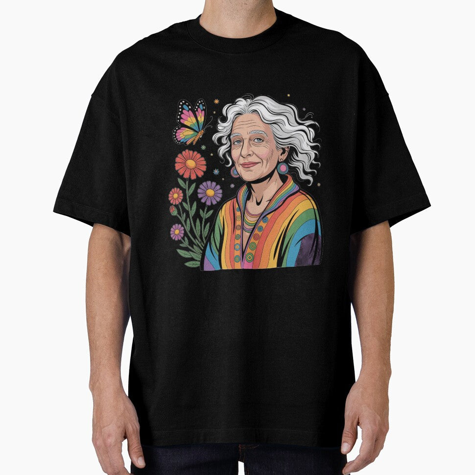 Elderly White Hippie Women by AleksandraJac05