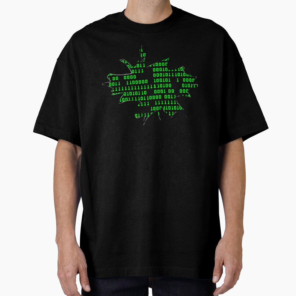 Matrix Code Breaking Through | Digital Glitch Illusion Design by Fun Funky Designs