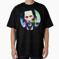 Glitch-art portrait of Keanu Reeves by Åveline Dvorak