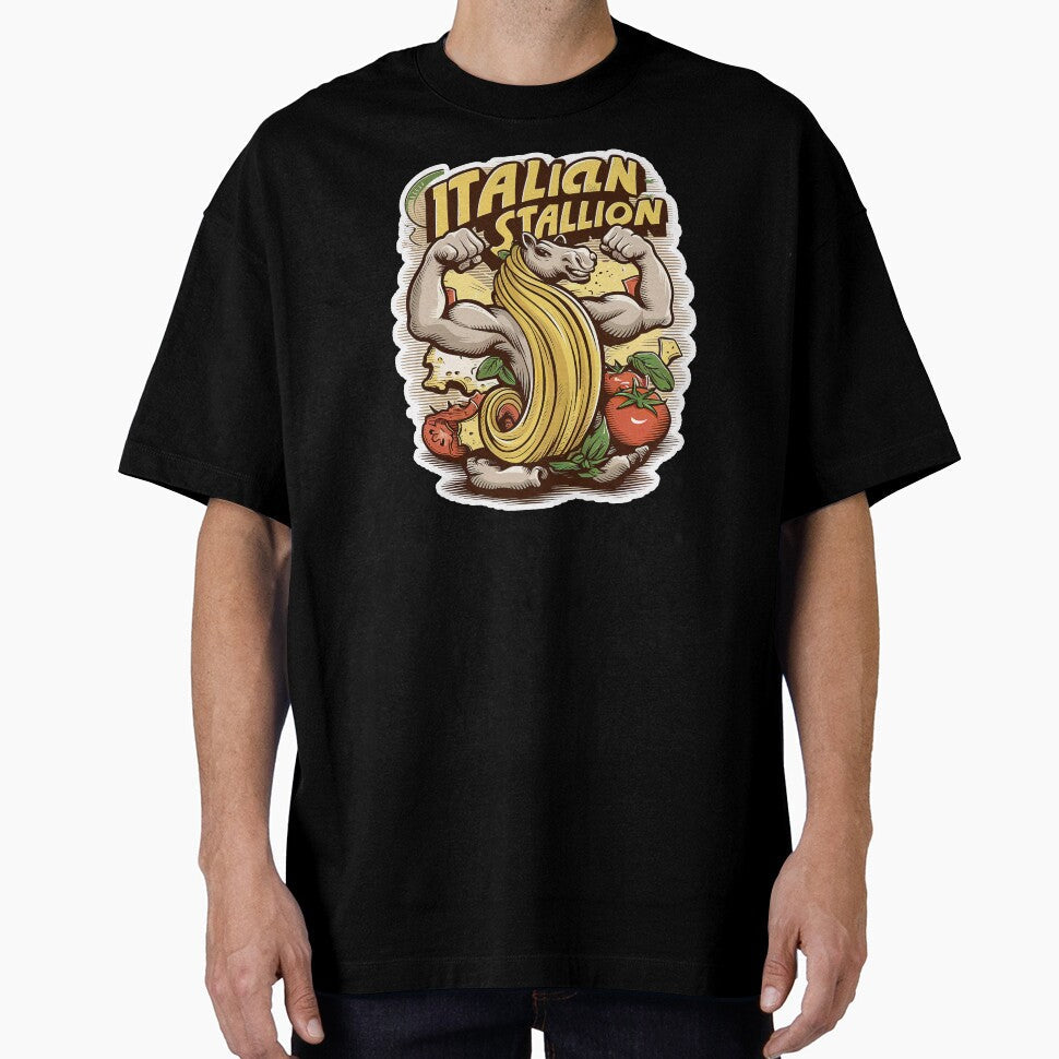 ''Italian Stallion'' Funny Proud to be Italian T-Shirt by Witty Shirts