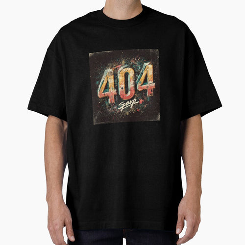 404 Error Glitch Art | Neon City Design by KANALab