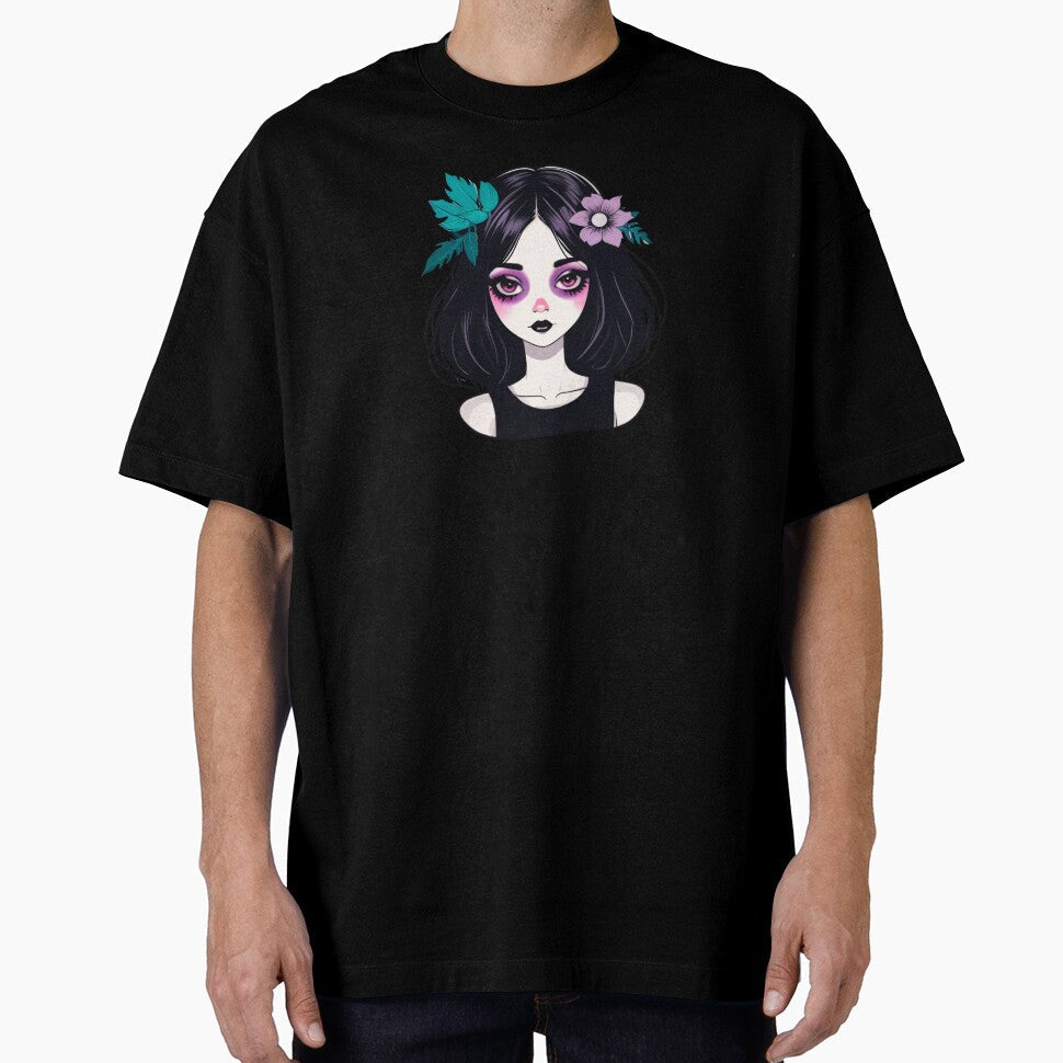 Purple Makeup Summer Goth Girl by MadnessEnvelope