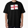 Come On England Wave Flag (On Black) by STUDIO-72
