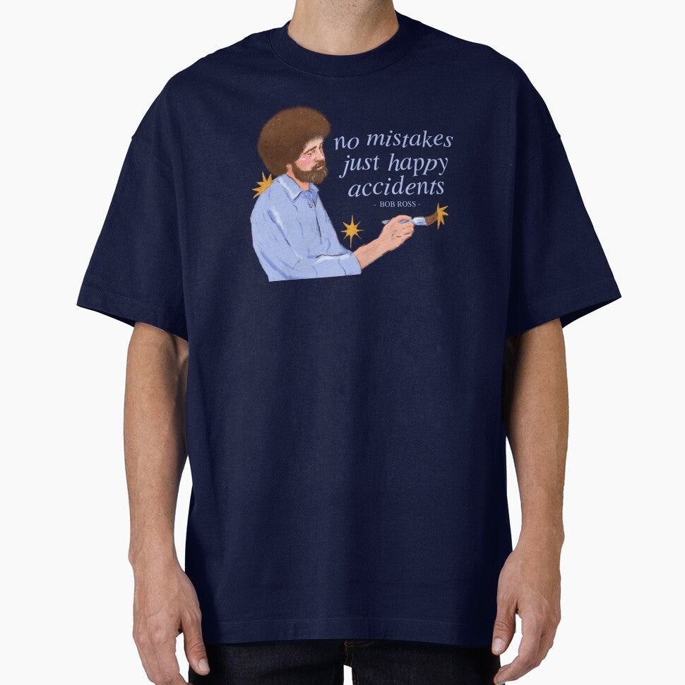 Bob Ross - No Mistakes Just Happy Acciddednts Quote by KittyStrand