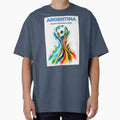 Argentina 2026 World Cup Champion Watercolor Football Art by EMC Store