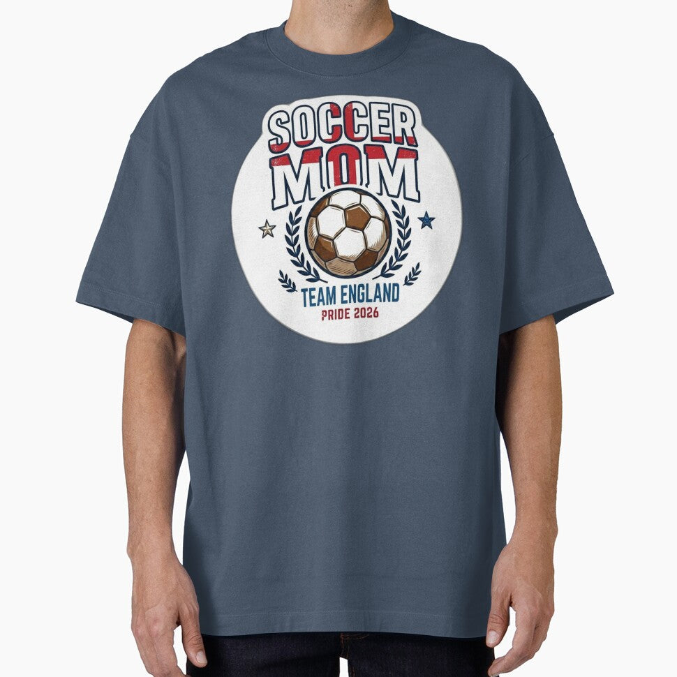 Vintage England Soccer Mom Retro English Flag Football Fan by Fatomfatom