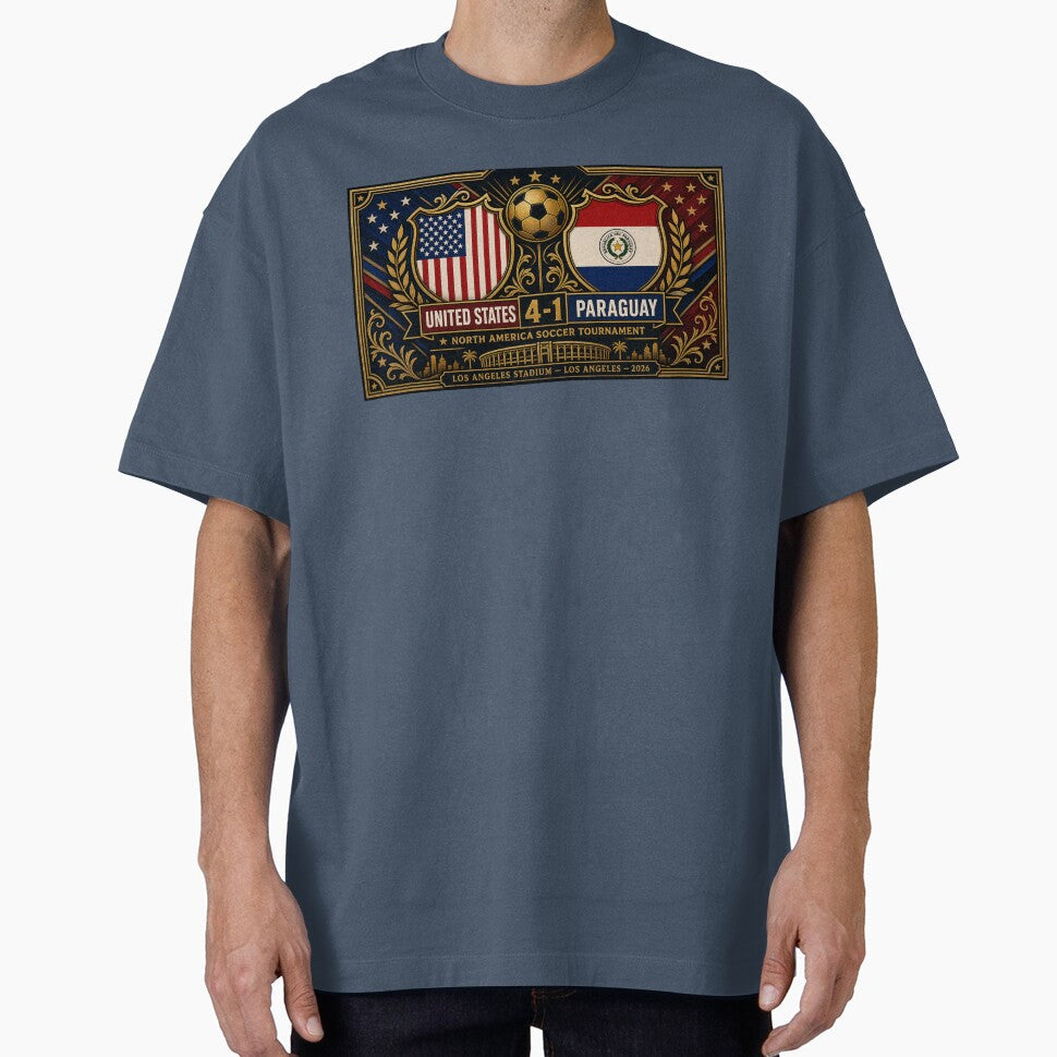 USA Paraguay 4-1 Ornate Artwork by BrickByDream