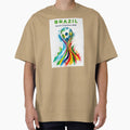 Brazil 2026 World Cup Champion Watercolor Football Art by EMC Store