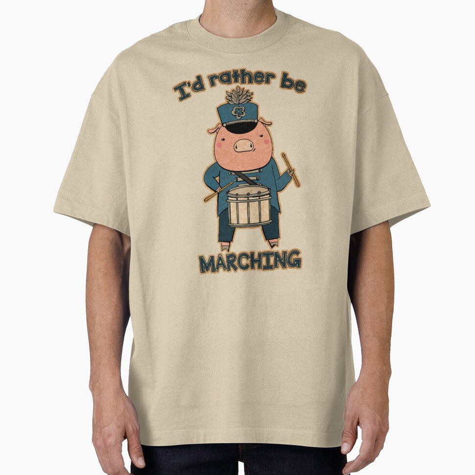 I'd Rather Be Marching // Marching Band Drummer by MagicEyesOnly