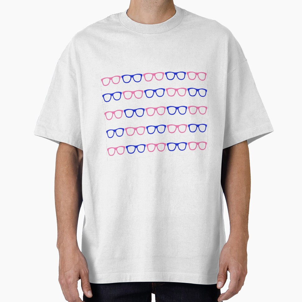 Pink and Blue Nerd Glasses by GeekyGirlsGarb