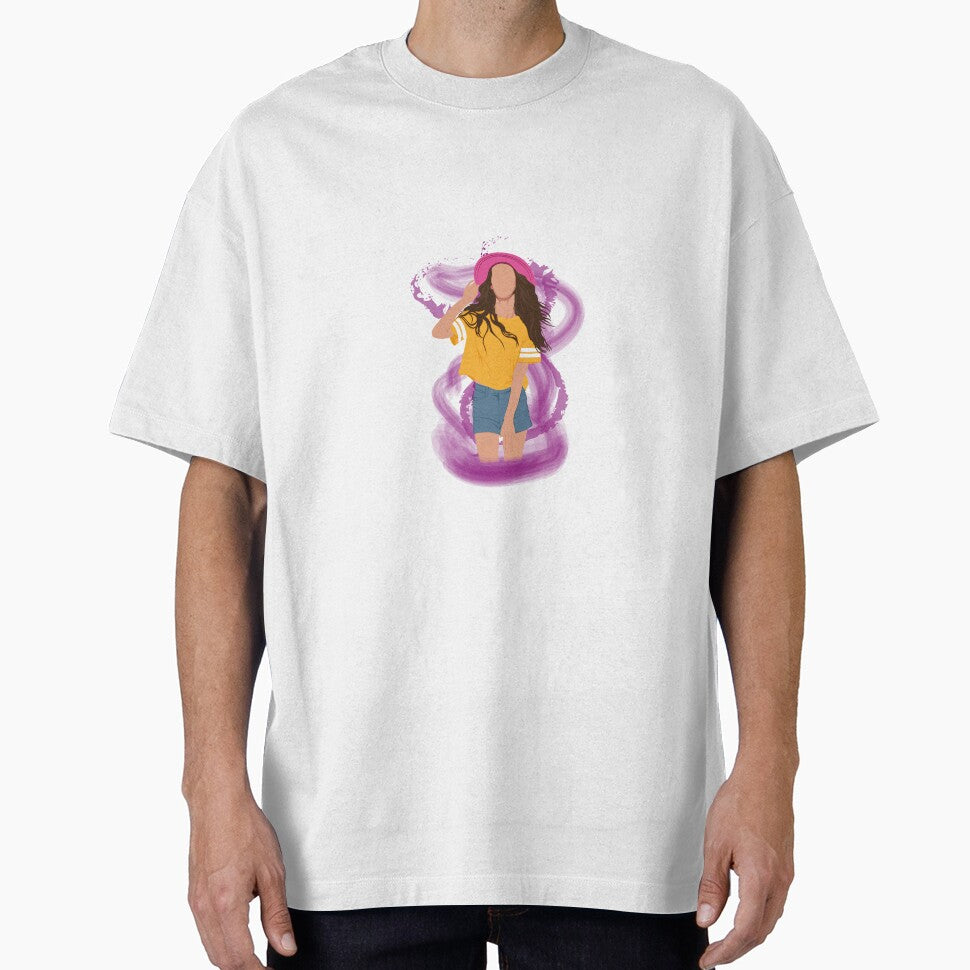 minimalist girl art for T shirts by Digital4youLk