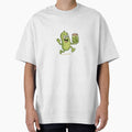 Funny Pickle Running with Pickle Jar – Cute Pickle Lover Gift Cartoon by Basma Designs | Funny Shirts, Stickers & Mugs