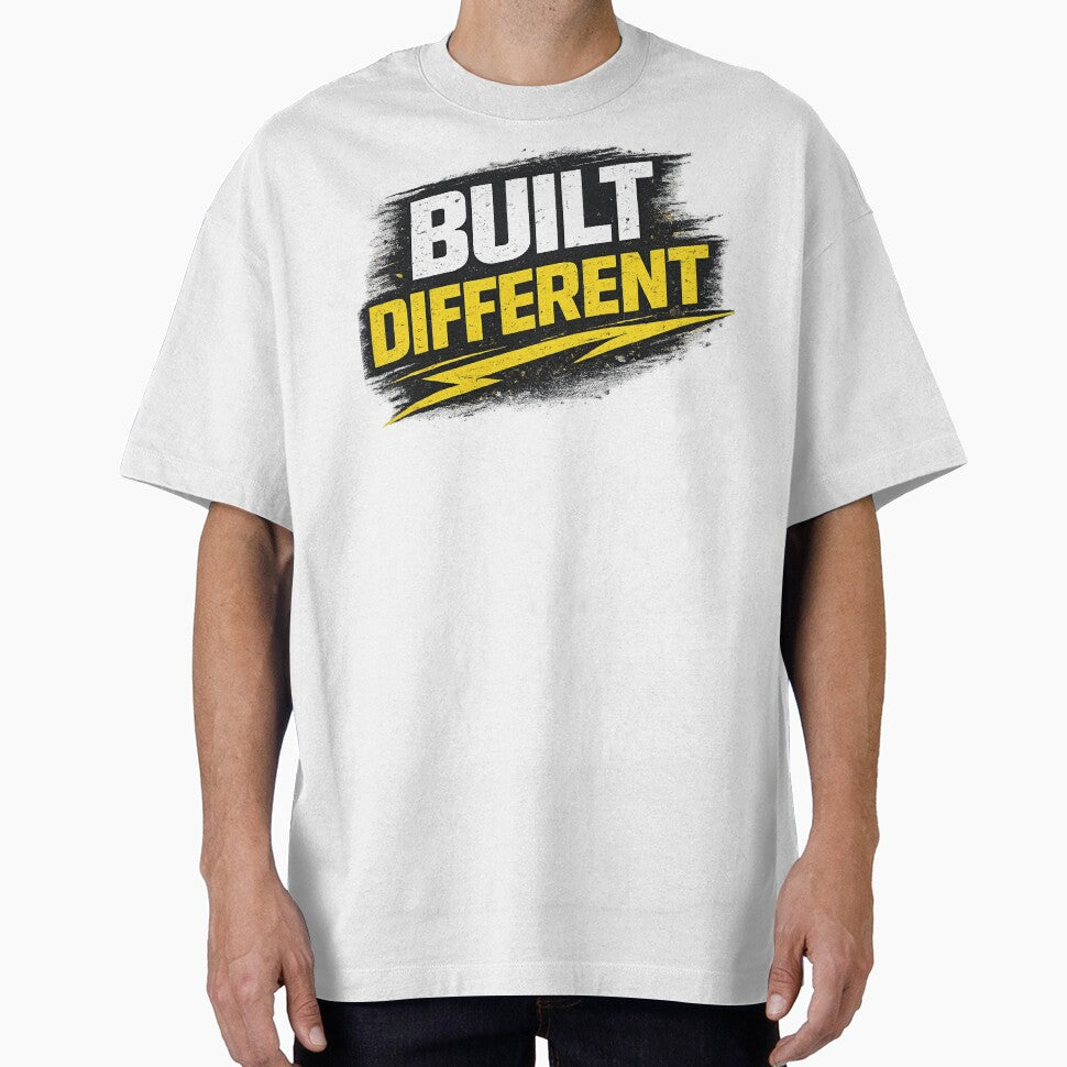 BUILT DIFFERENT – EchoMAX Motivation Streetwear by EchoMAX