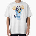 Bluey Cheerleader Pom-Poms Fun Kids Design by Bloomie_Studio