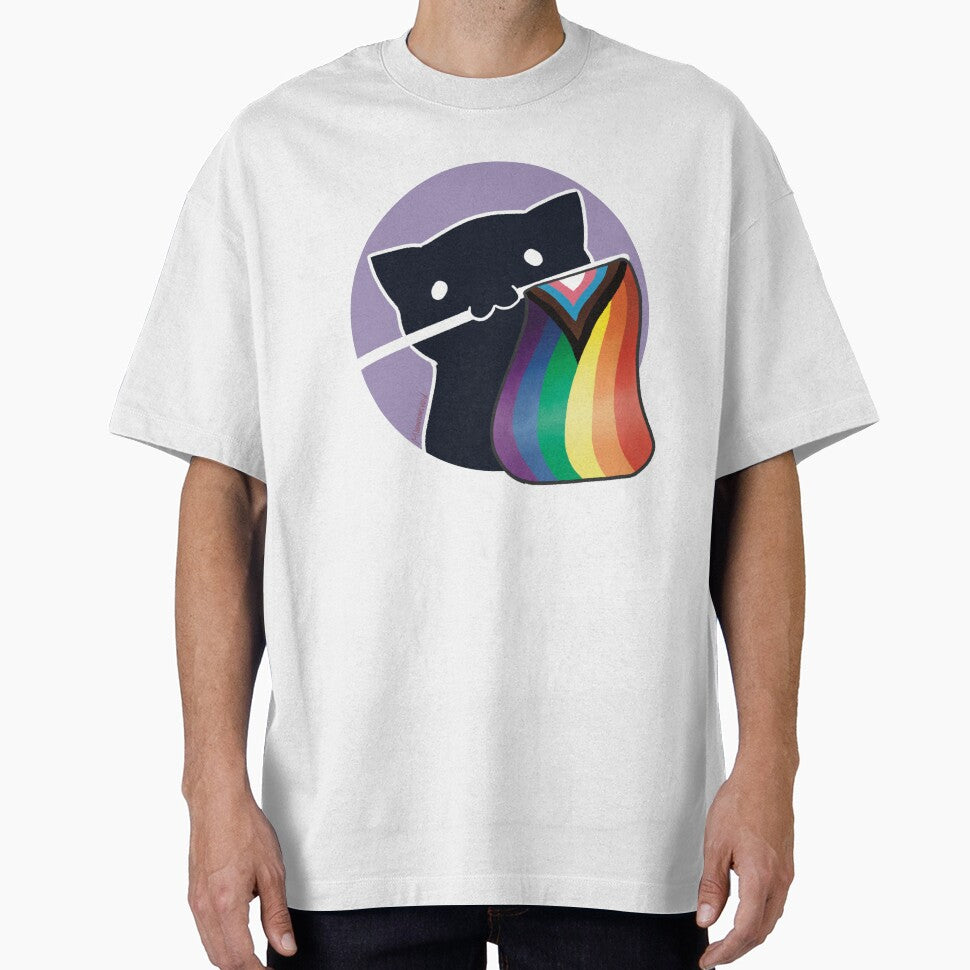 Void Kitty Progress Pride Flag by Scarlet Sung