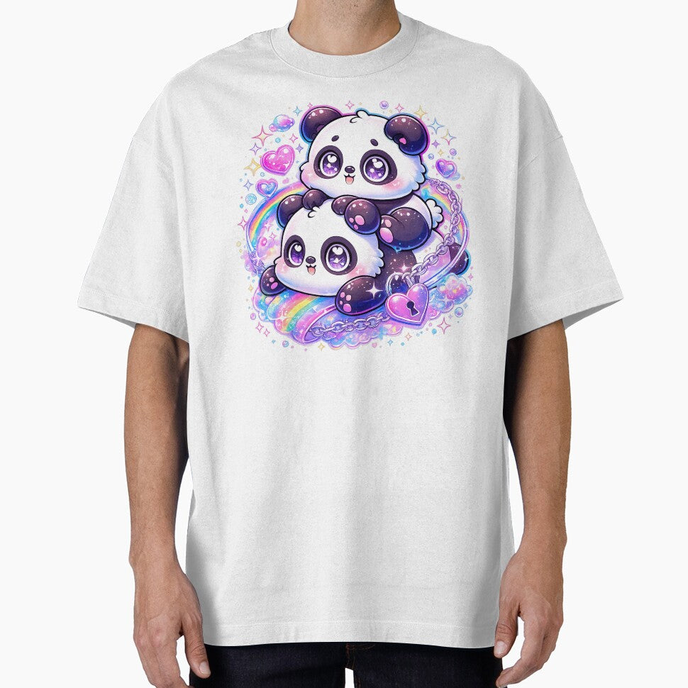 Cute Kawaii Panda, Y2k Style by graphic-genie
