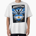 Argentina Flag Heart – Football Fan Pride Design by Jandedan