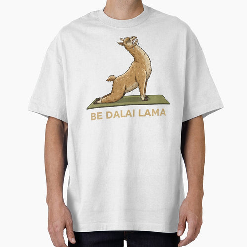 Alpaca Yoga Pun - Be Dalai Lama by OrlyLaWizard