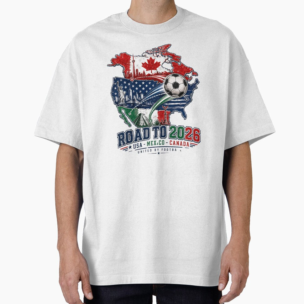 Road to 2026 USA Mexico Canada Soccer Badge by emaga