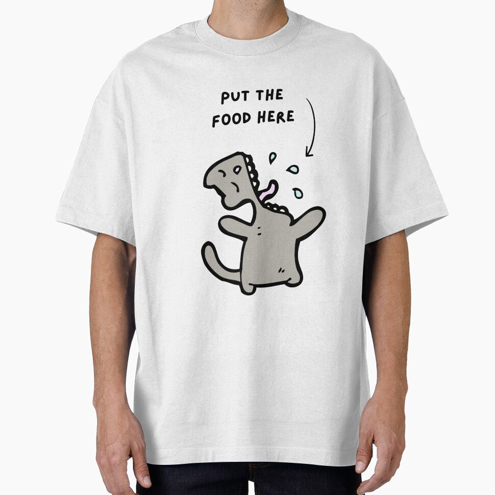 Put the food here - cat by Podwithlove