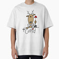 Cupid Reindeer Christmas Holiday by peacockcards