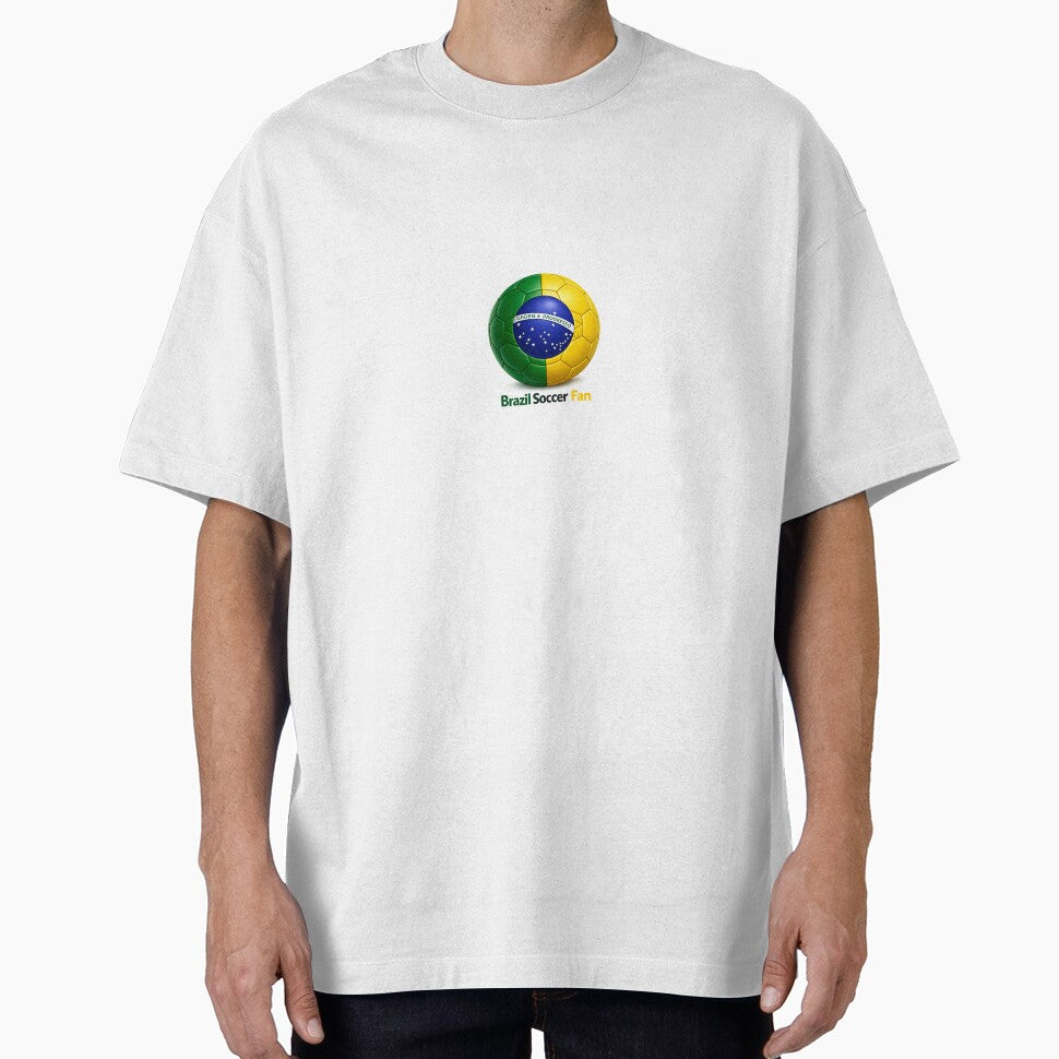Brazil Flag Soccer Ball Fan by Trionda_Shop