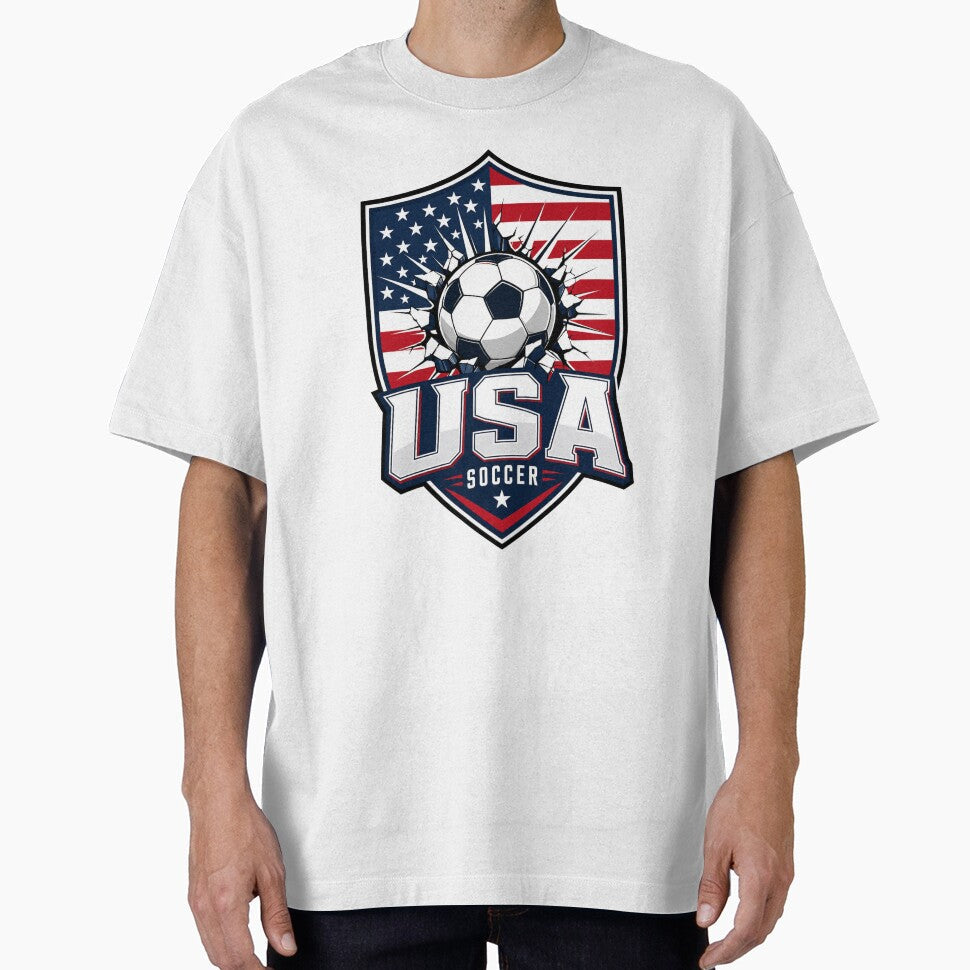 USA Soccer 2026 World Cup Crest Badge by ChaosThreadsCo