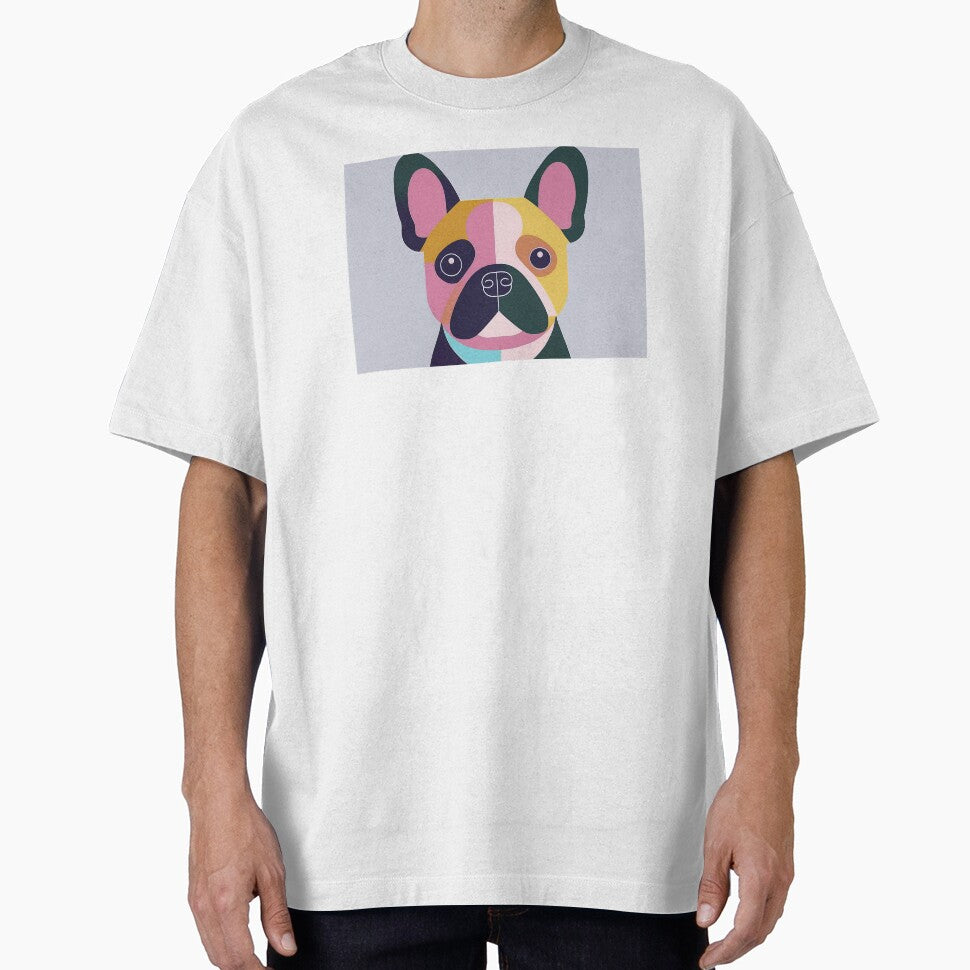 Graphic French Bulldog Portrait by Adam Regester