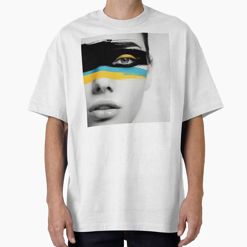 Minimalist abstract woman print by dcrc