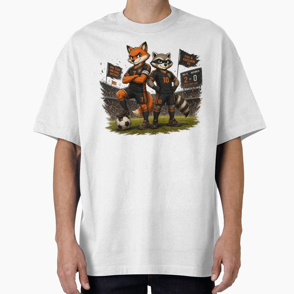ONE TEAM ONE GOAL – Fox & Raccoon Soccer Legends by the-dovlat