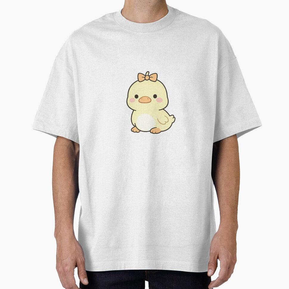 Adorable Kawaii Duck – Minimalist Cute Illustration by HeyHas