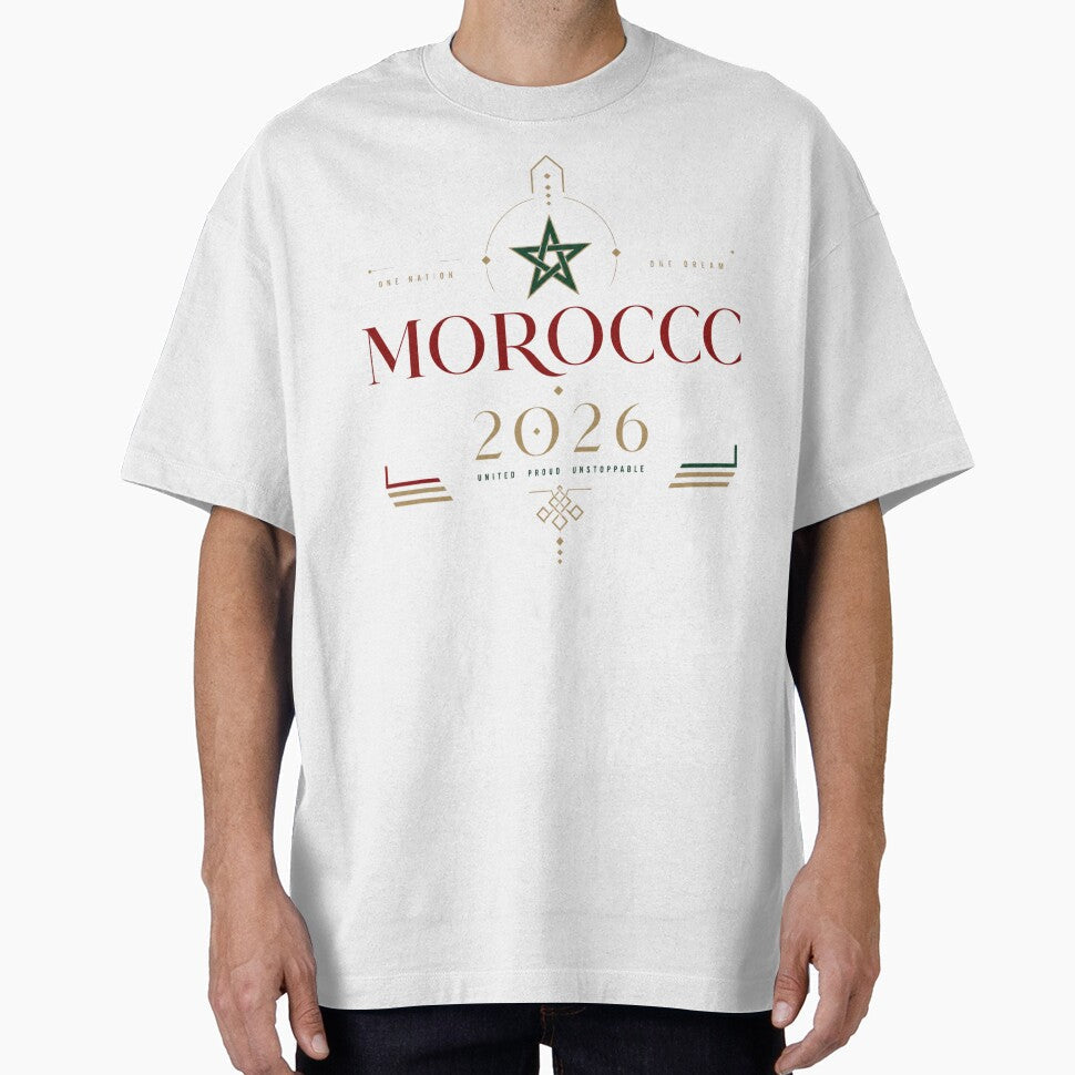 Morocco 2026 Football World Cup Glory | Atlas Lions Fan Supporter Shirt by rushaib