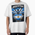 Argentina Flag Heart – Football Fan Pride Design by Jandedan
