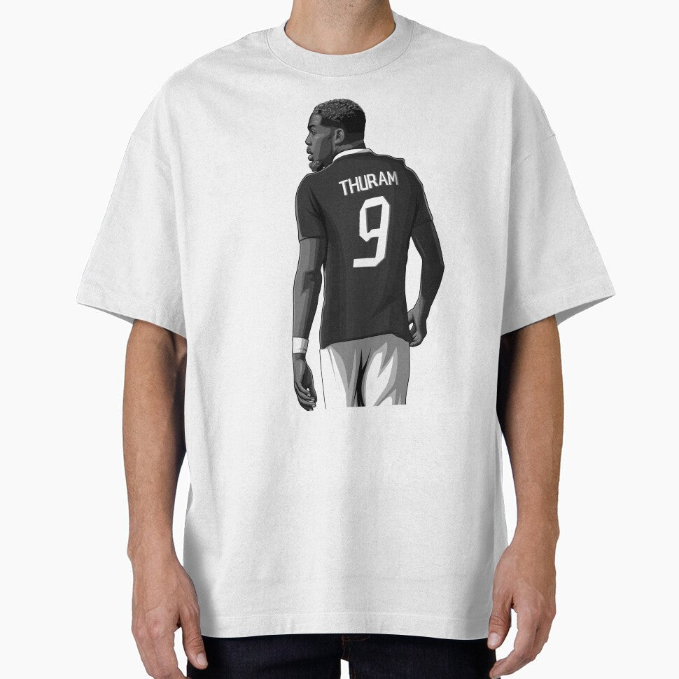 Marcus Thuram Black and White Version by Aldduardo