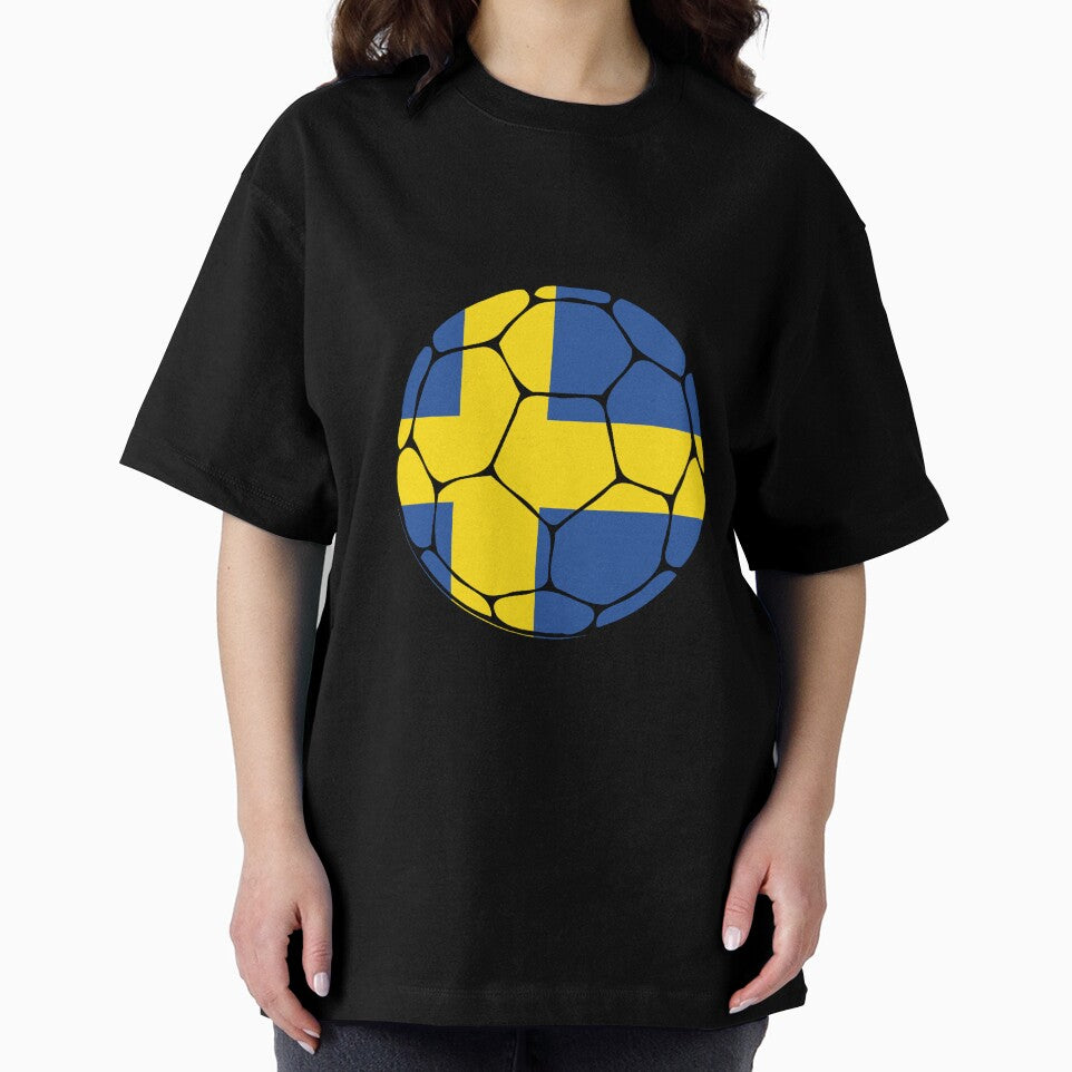 Sweden Flag Soccer Ball by ehgraphics15