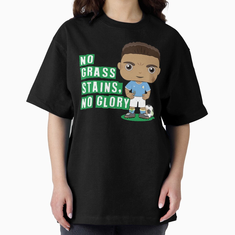 No Grass Stains, No Glory - boys soccer design by essjaydesigns