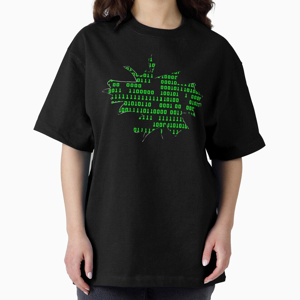 Matrix Code Breaking Through | Digital Glitch Illusion Design by Fun Funky Designs