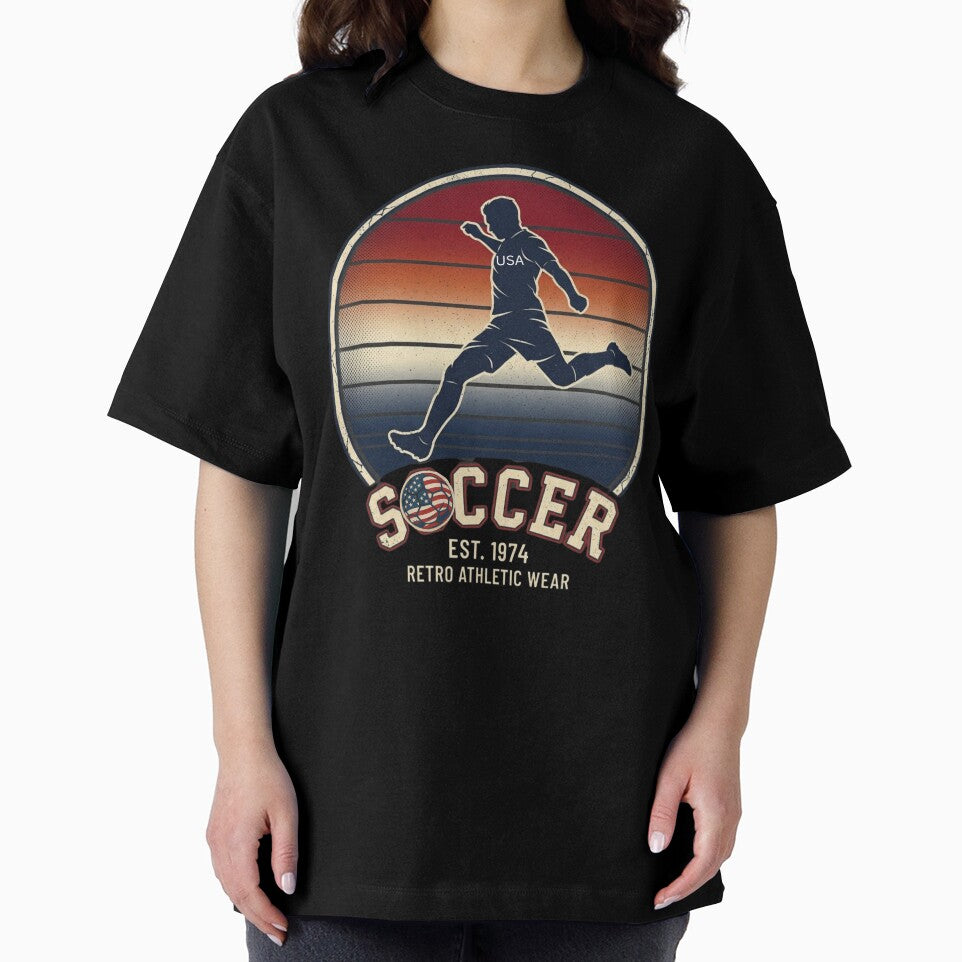 Vintage USA Soccer Player 1974 Retro by Majnon8bp