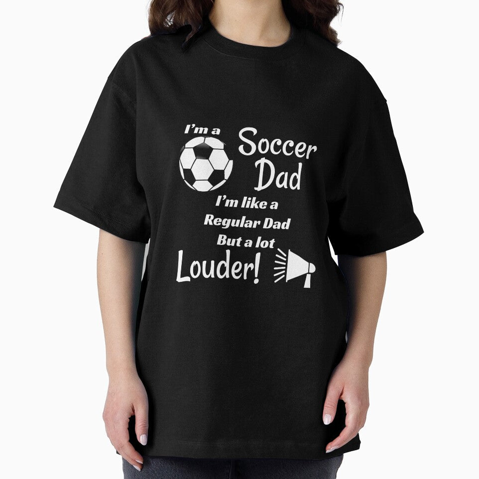 Loud Soccer Dad, Soccer Fan, Enthusiastic Dad, Shouting Dad, Megaphone Dad, Armchair Coach, Coach's Gift,  Father's Day Gift, by SmokeyRidge