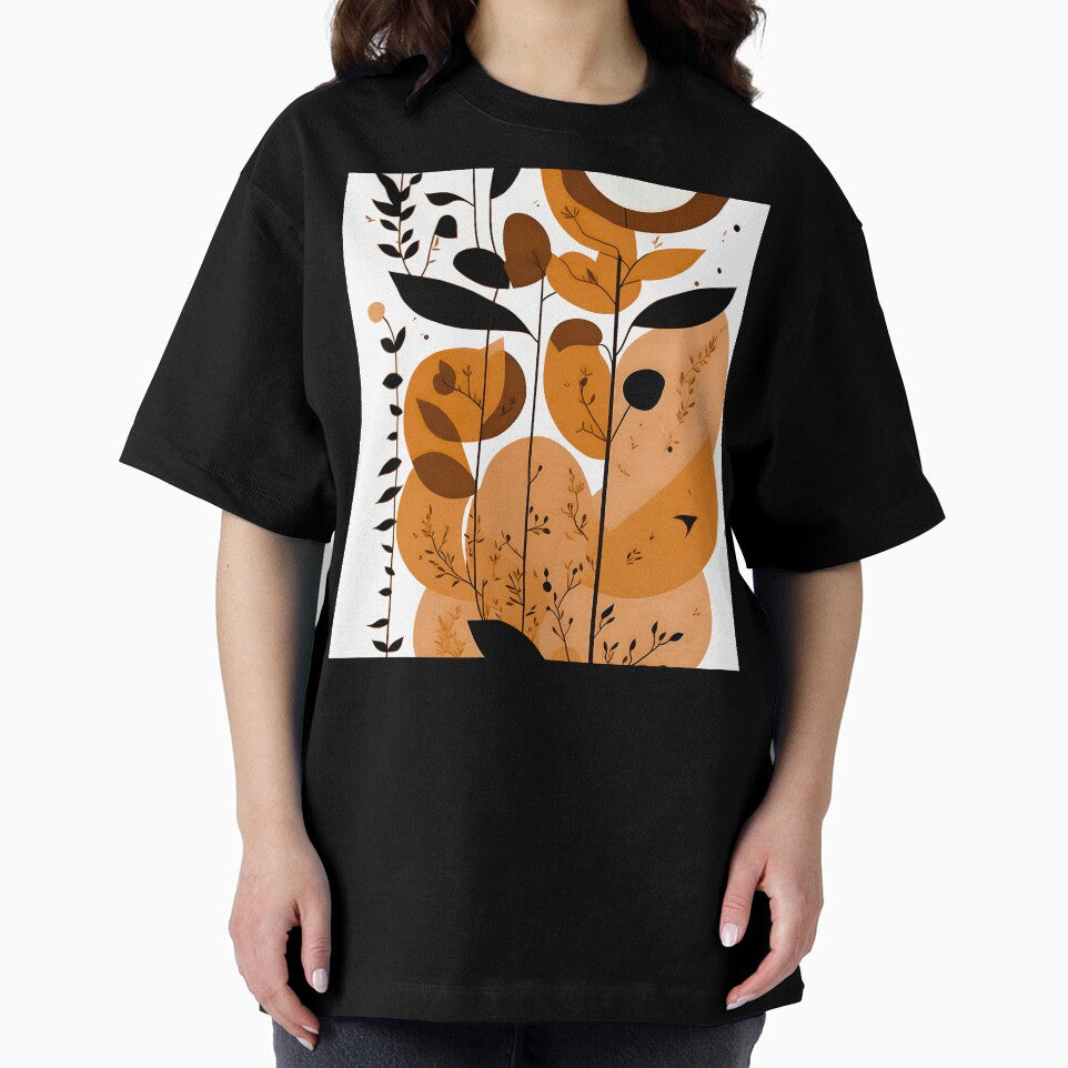 Boho Organic Shapes In Earthtones And Peach-Banana by DEC02