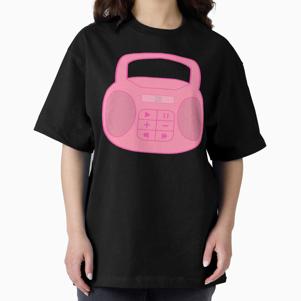 Early 2000s Aesthetic Y2K Pink Boom Box by Creations-By-Em