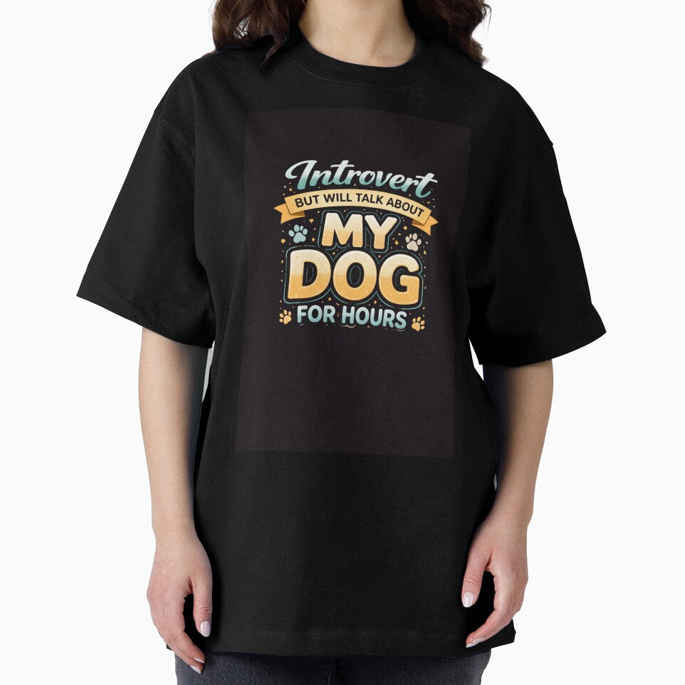 Introvert Dog Lover Shirt – Funny Dog Owner Gift, Anti Social Dog Mom Tee, Pet Lover Humor Design by PoojaArtLab